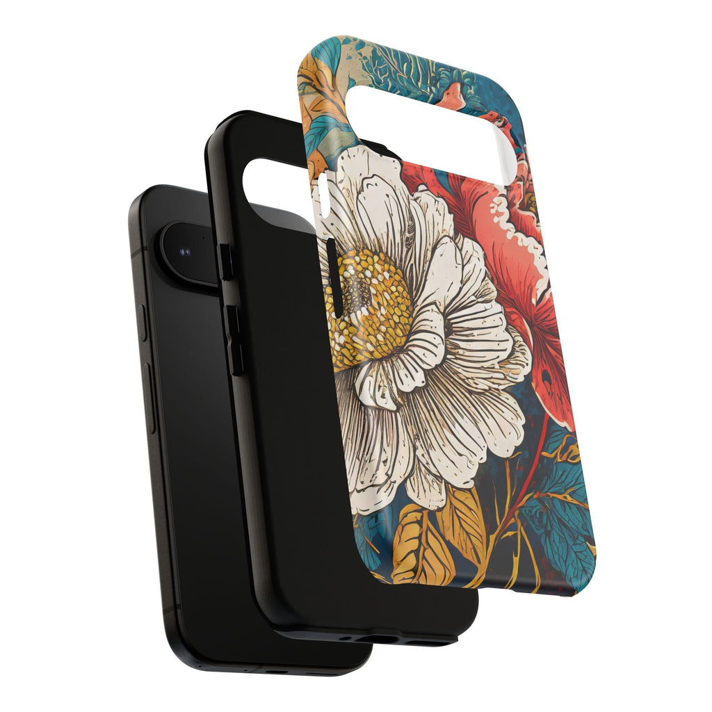 Artistic Floral Tough Phone Case