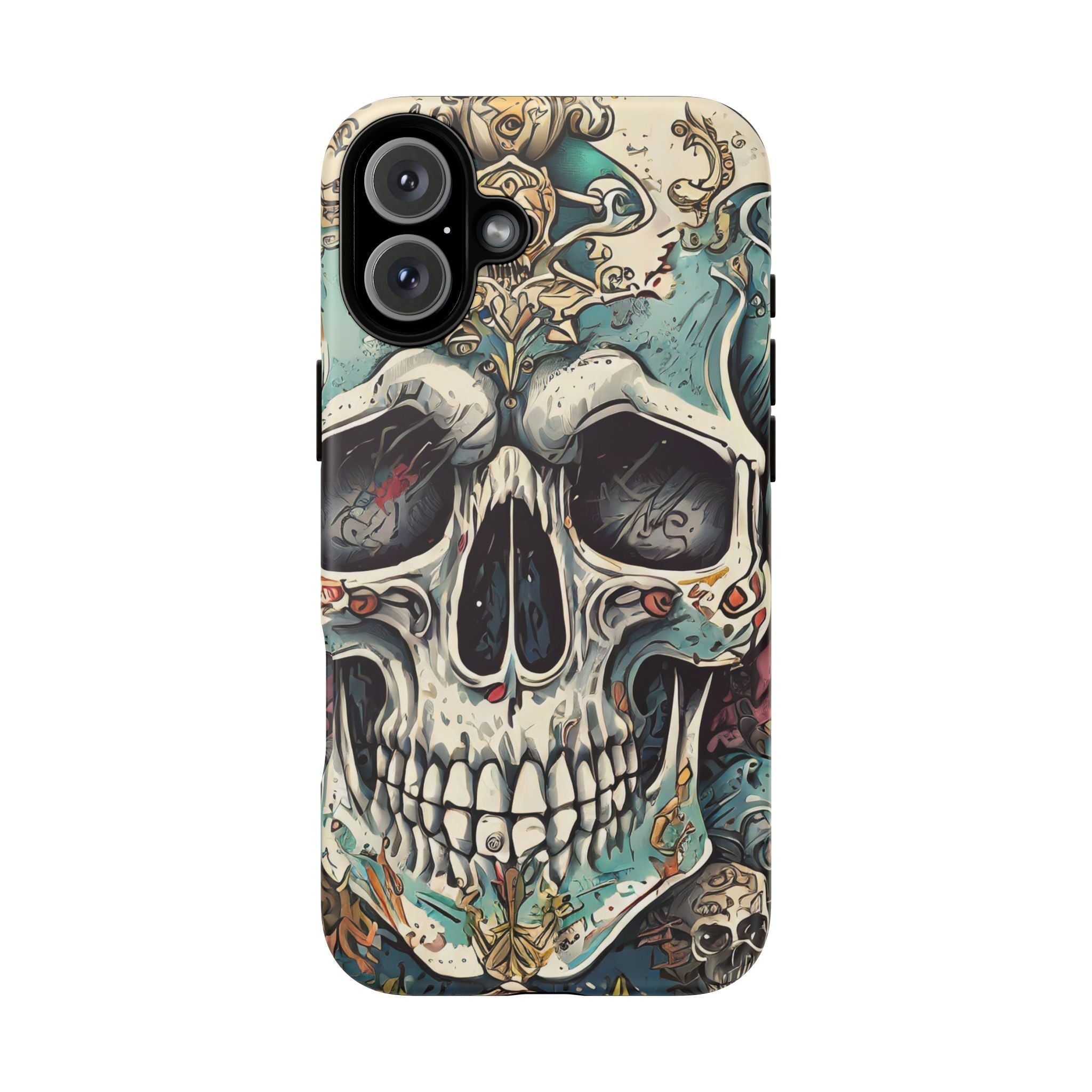 Abstract Skull Tough Phone Case