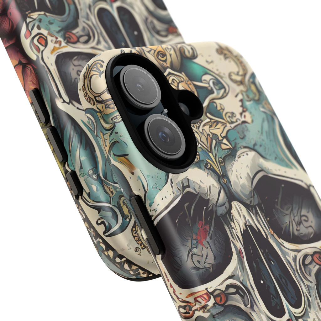 Abstract Skull Tough Phone Case