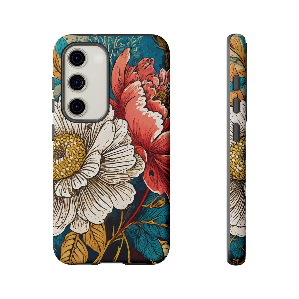 Artistic Floral Tough Phone Case