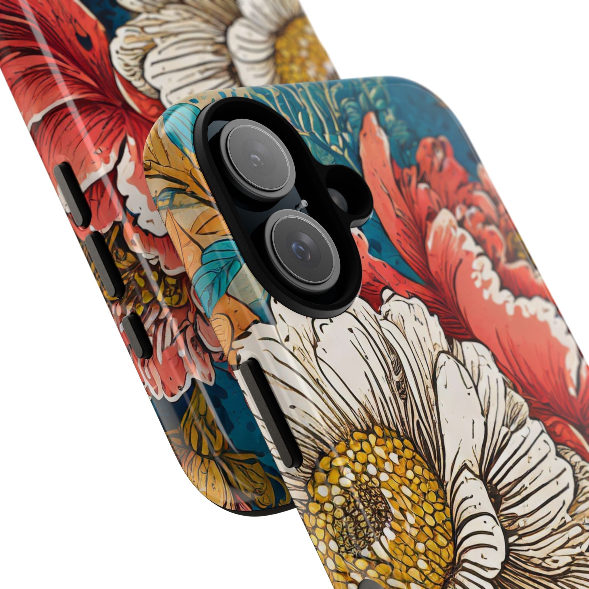 Artistic Floral Tough Phone Case