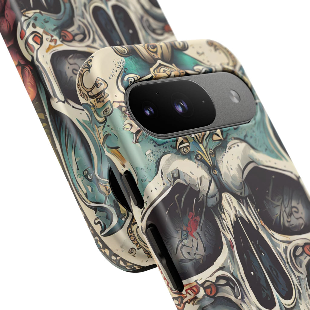 Abstract Skull Tough Phone Case