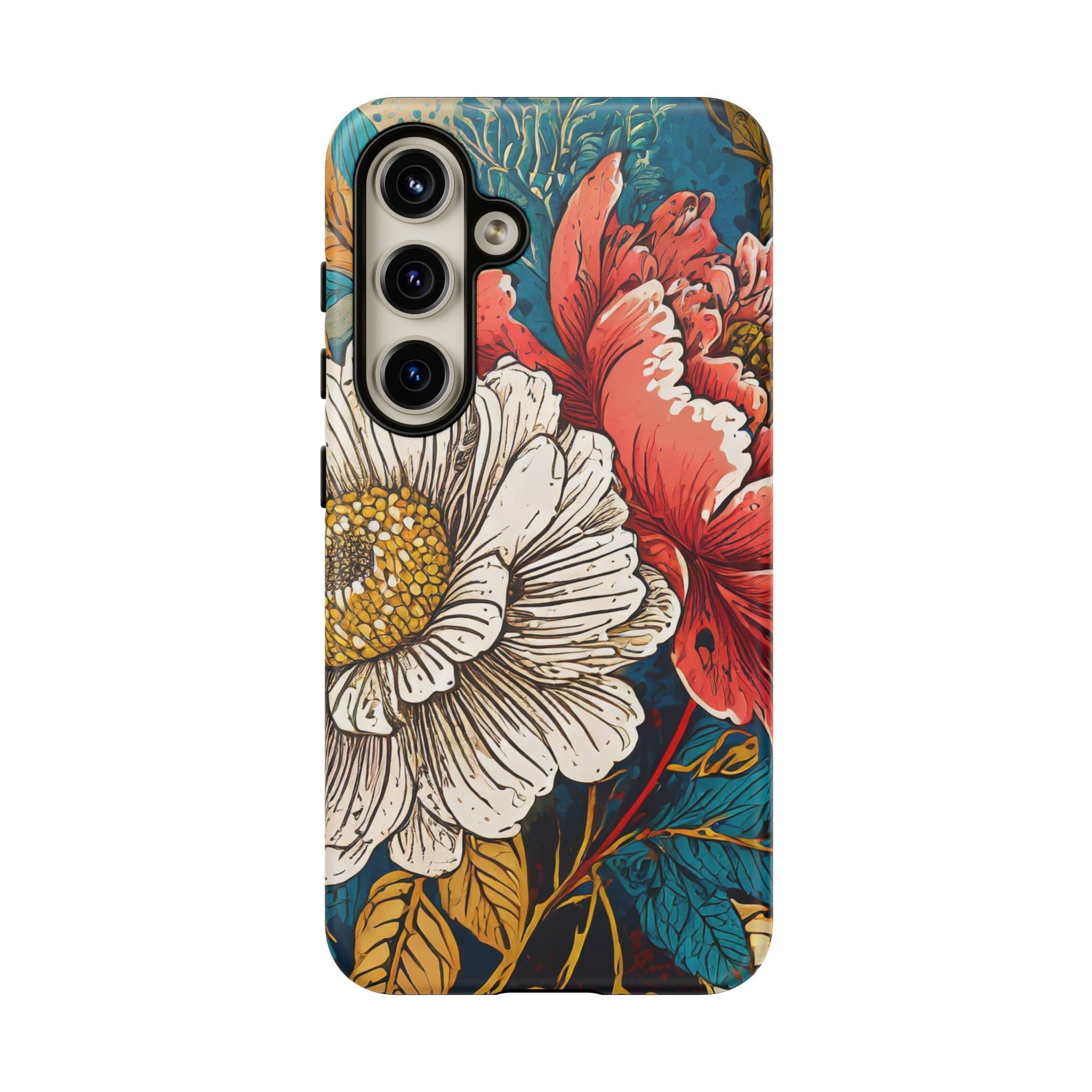 Artistic Floral Tough Phone Case