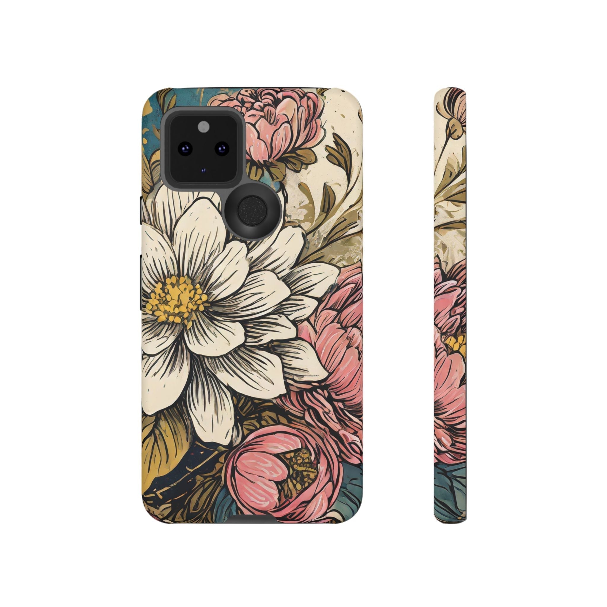 Beautiful White Floral Tough Case
