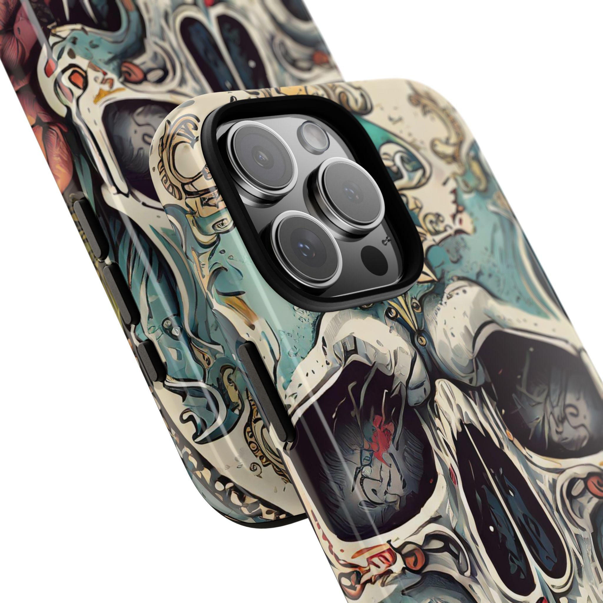 Abstract Skull Tough Phone Case