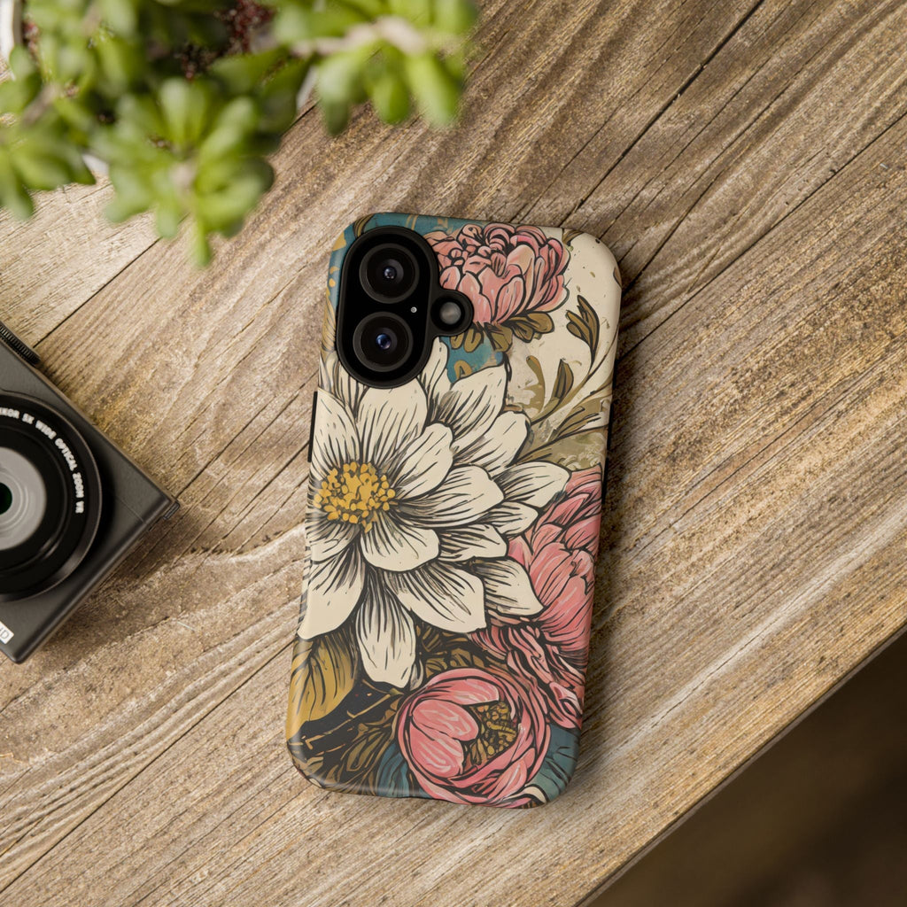 Beautiful White Floral Tough Case