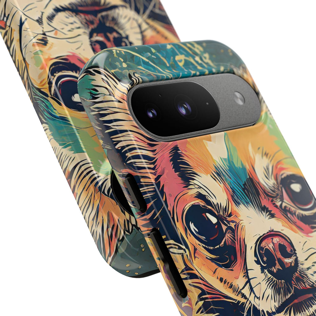 Abstract Chihuahua Tough Phone Cases
