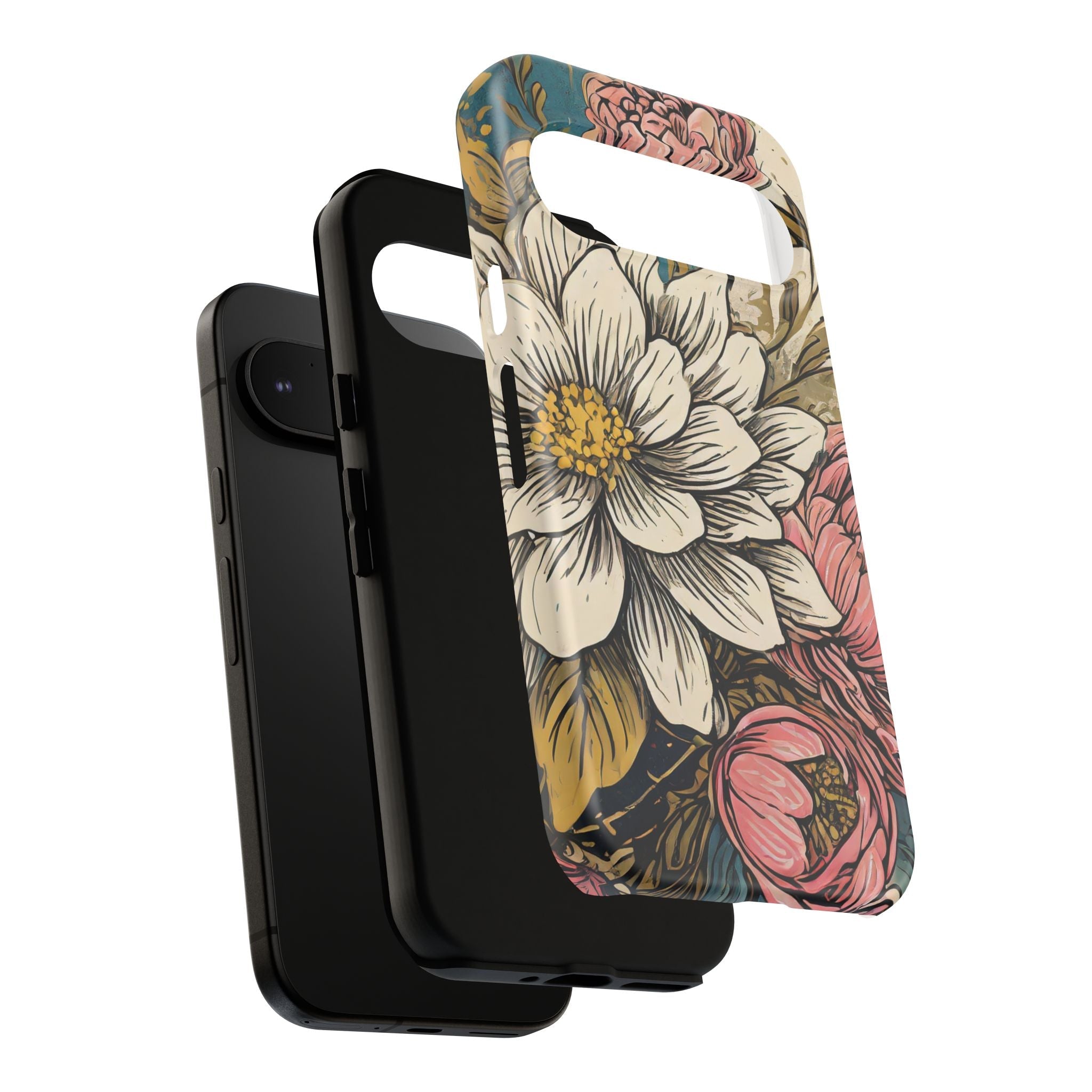 Beautiful White Floral Tough Case