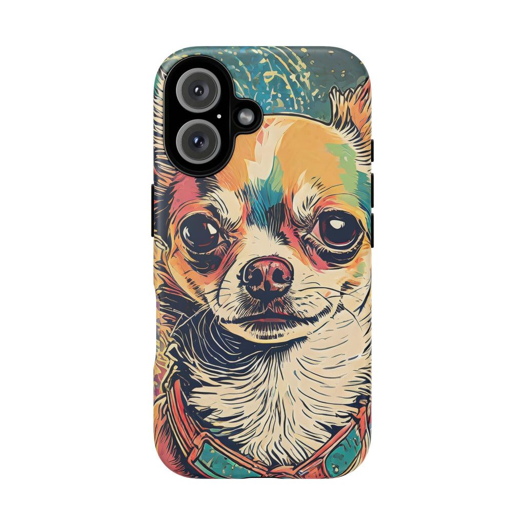 Abstract Chihuahua Tough Phone Cases