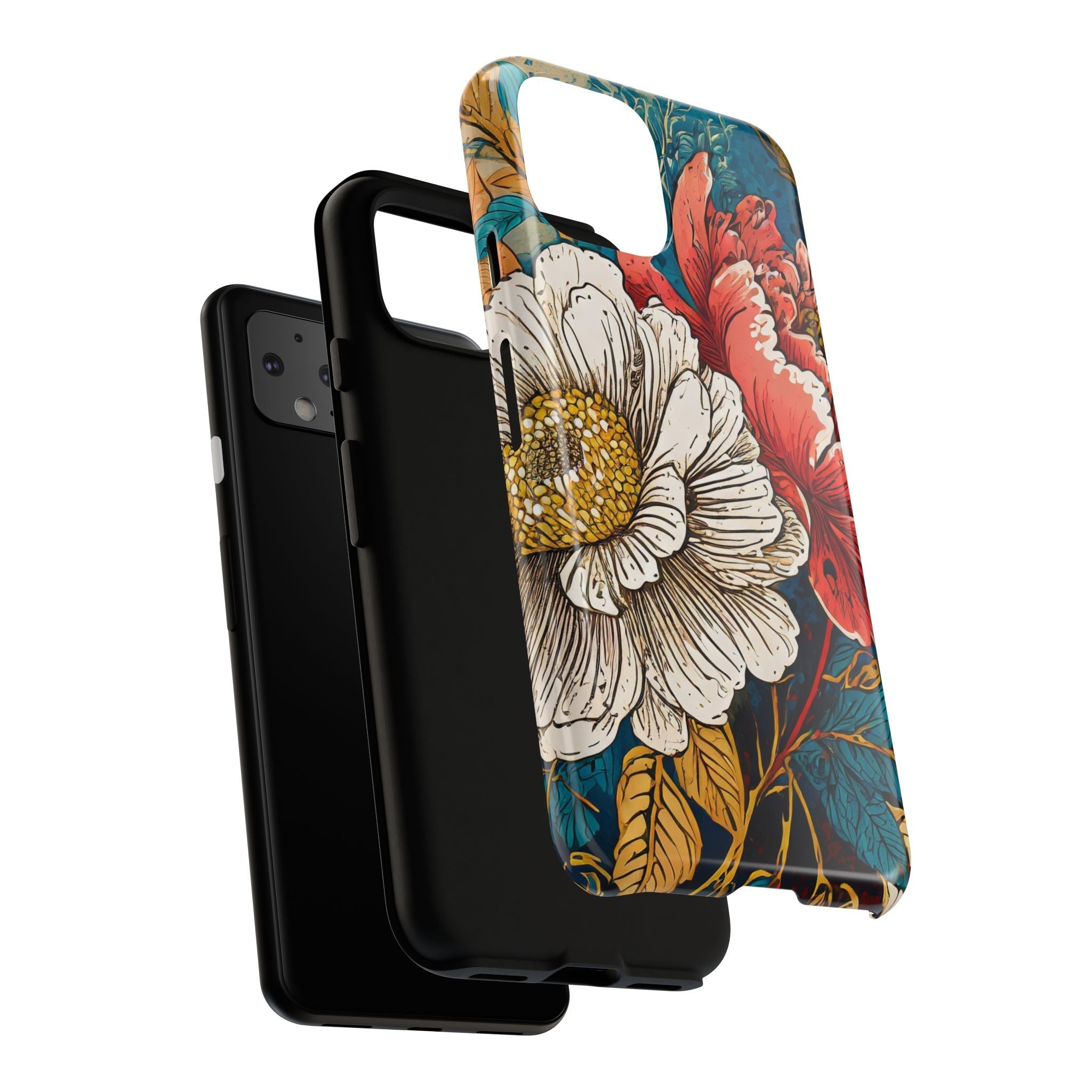Artistic Floral Tough Phone Case