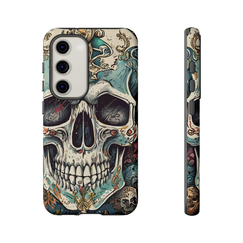 Abstract Skull Tough Phone Case