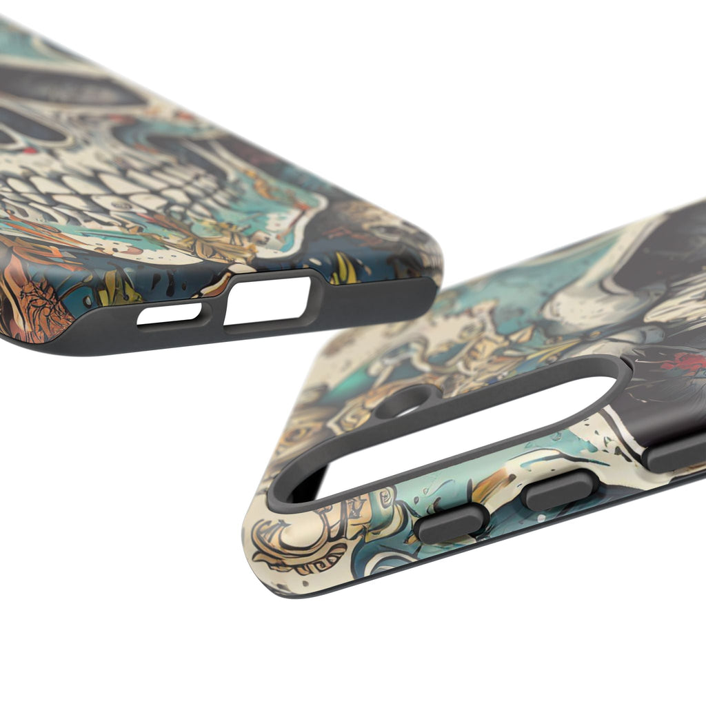 Abstract Skull Tough Phone Case