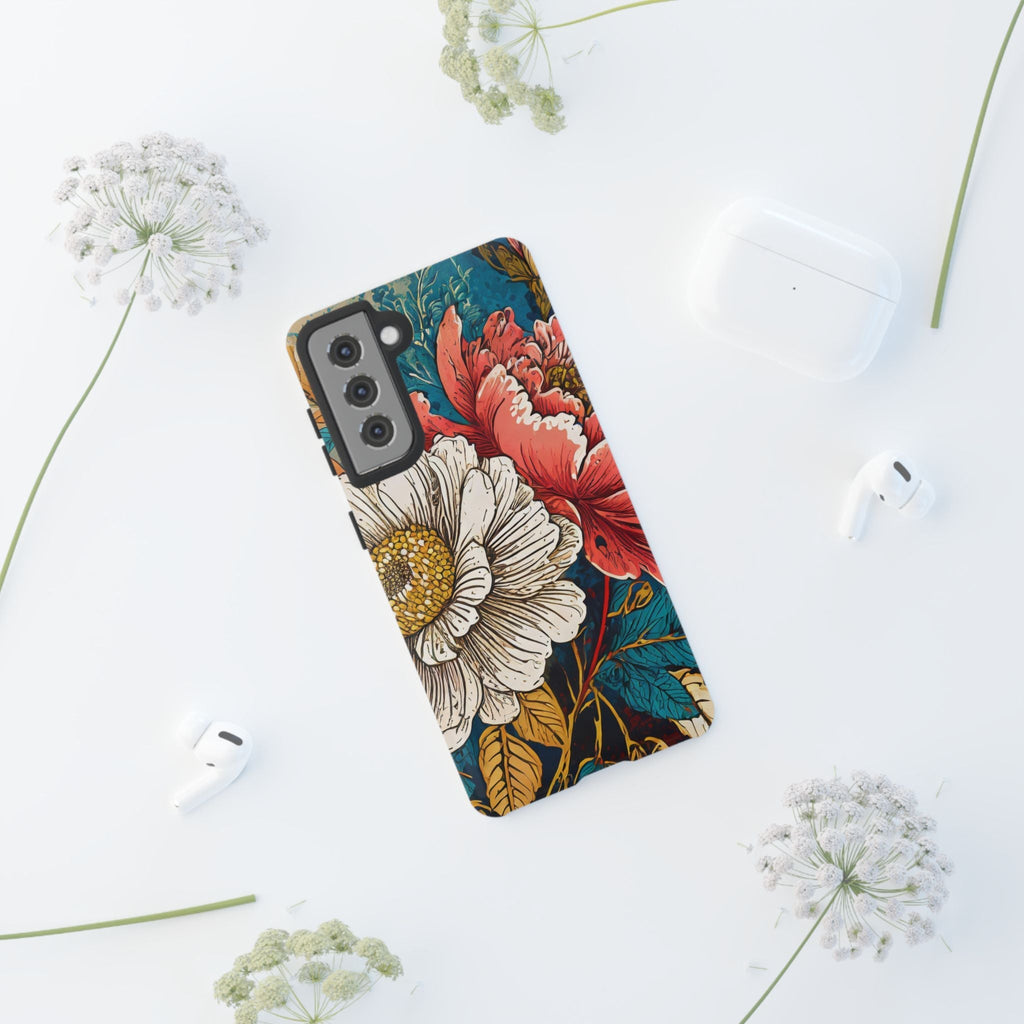 Artistic Floral Tough Phone Case