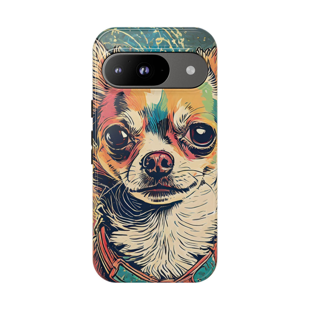 Abstract Chihuahua Tough Phone Cases