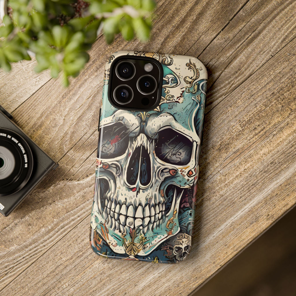 Abstract Skull Tough Phone Case