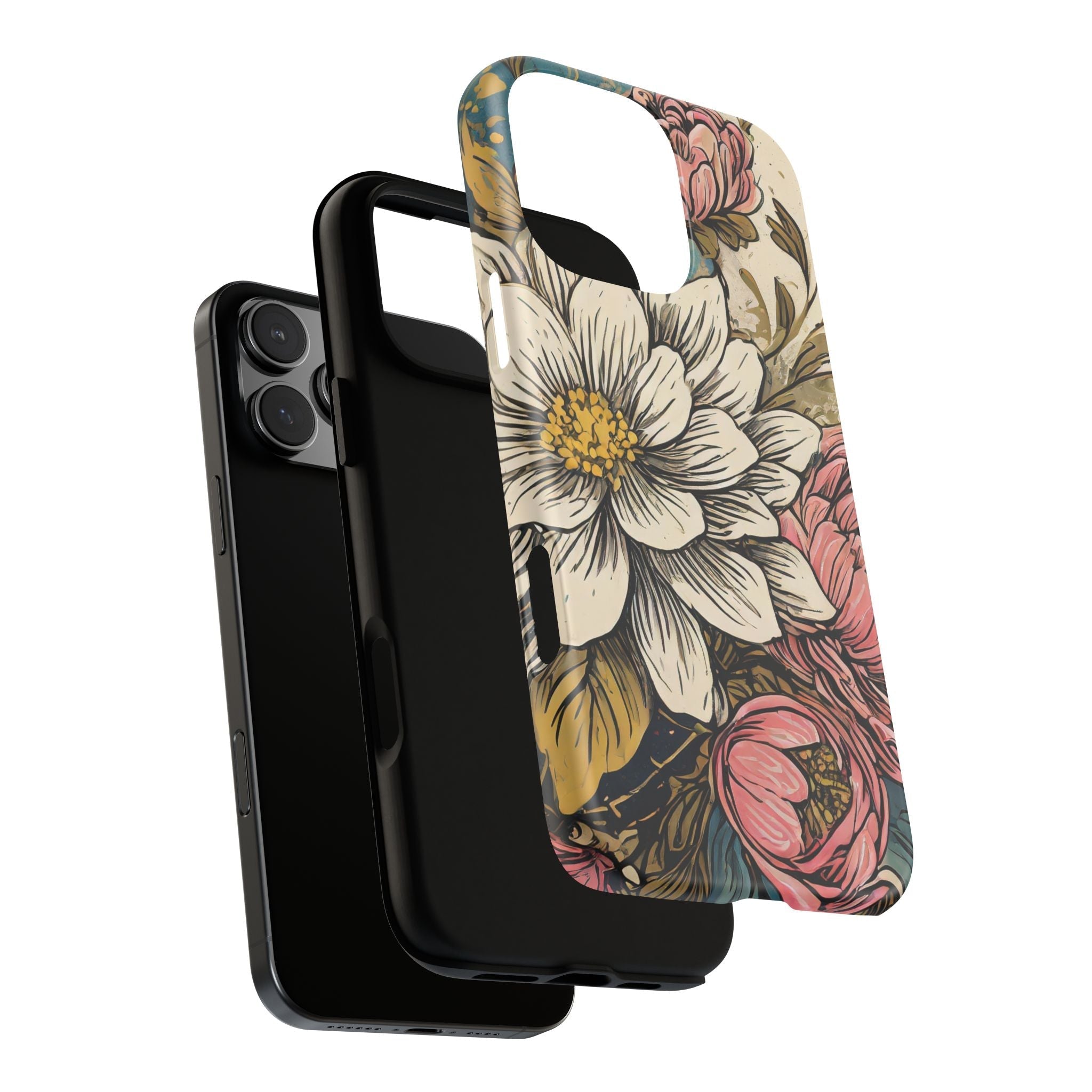 Beautiful White Floral Tough Case