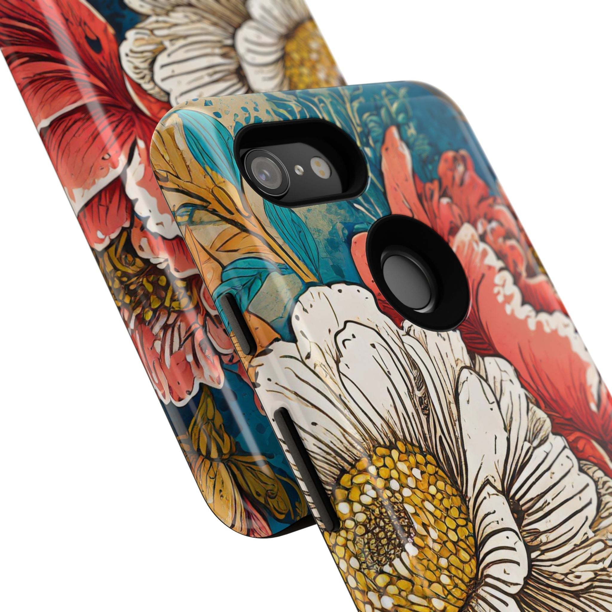 Artistic Floral Tough Phone Case