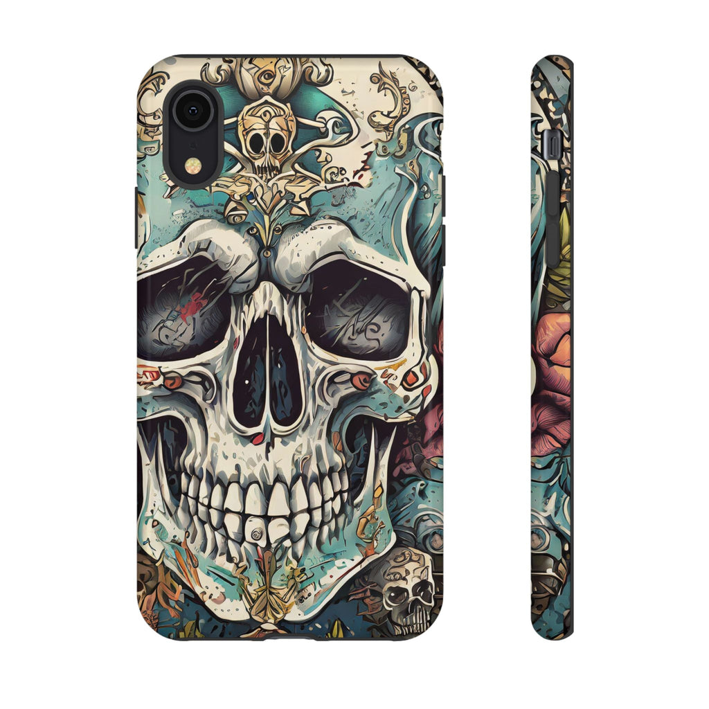 Abstract Skull Tough Phone Case
