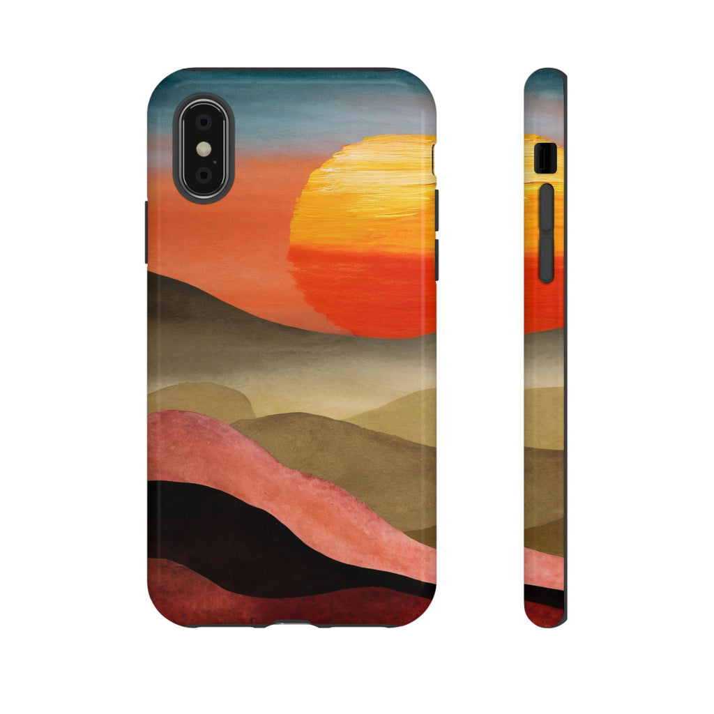 Artistic Sunset Tough Phone Case