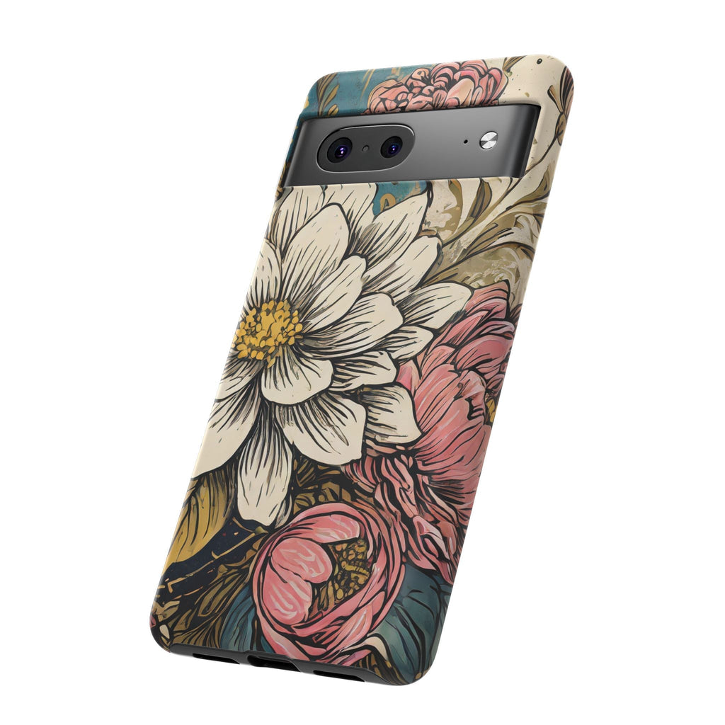 Beautiful White Floral Tough Case