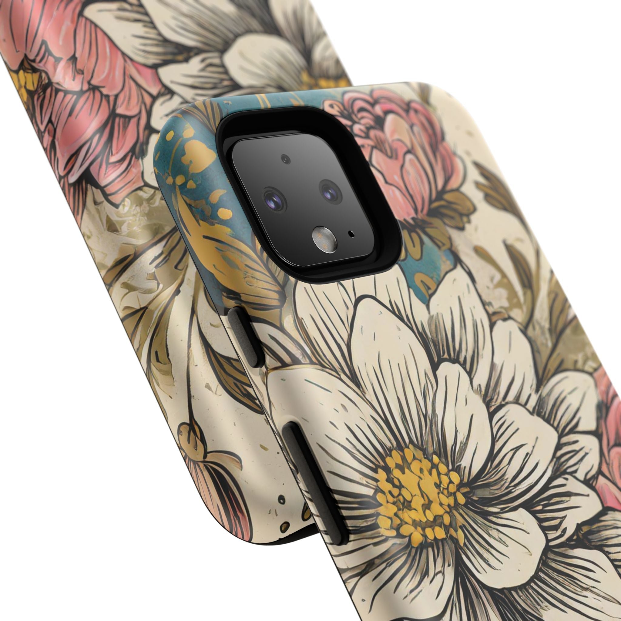 Beautiful White Floral Tough Case