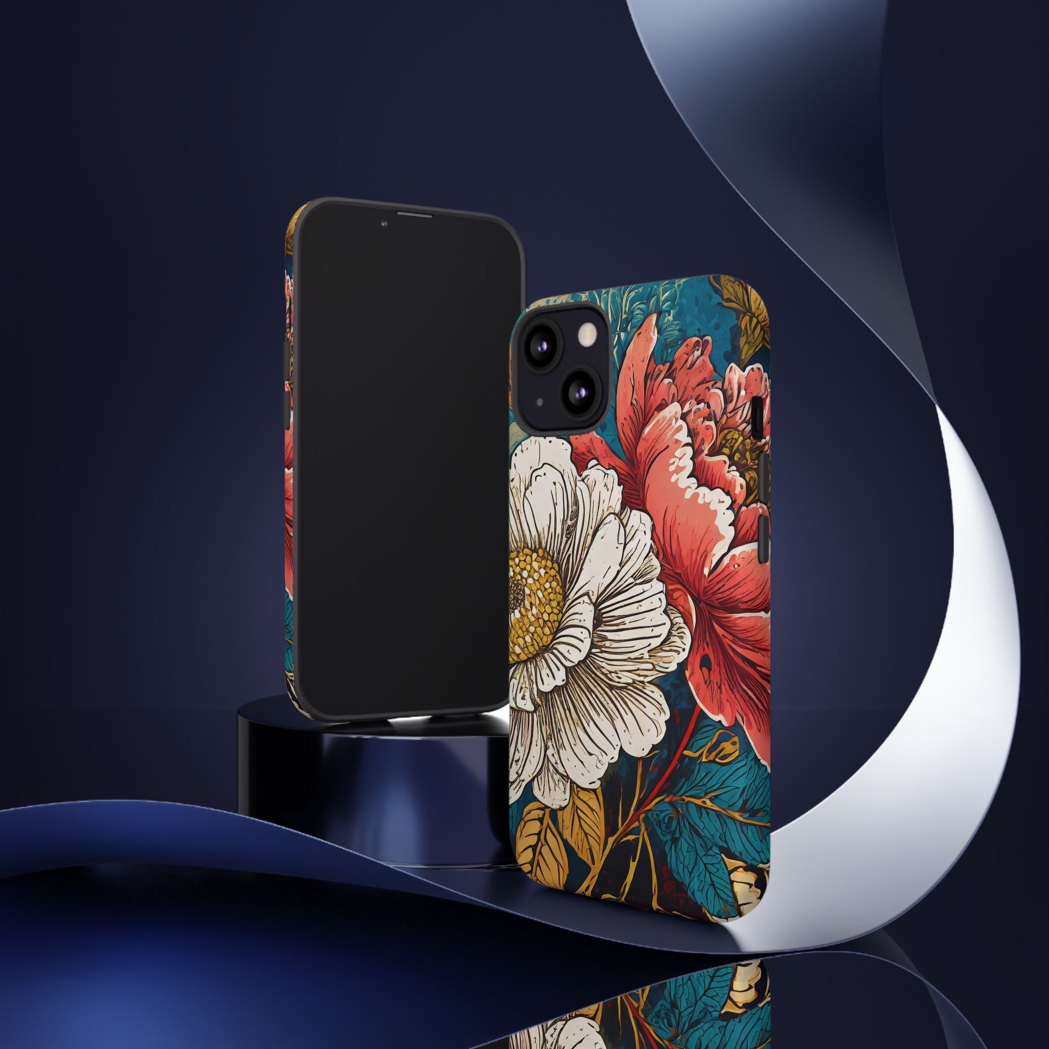 Artistic Floral Tough Phone Case