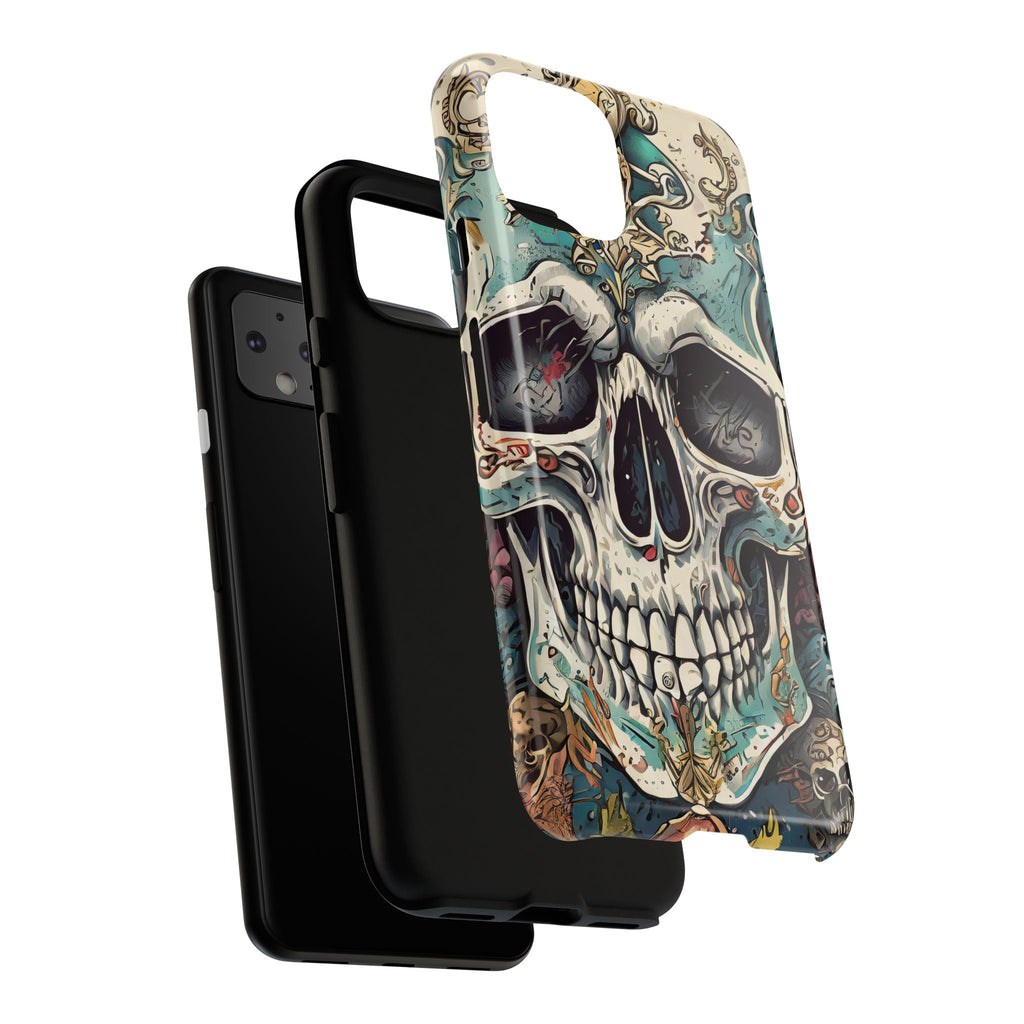 Abstract Skull Tough Phone Case