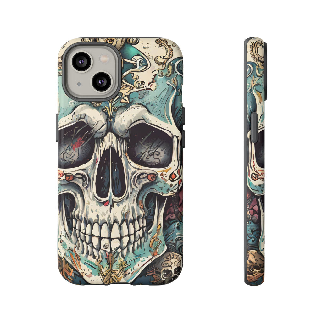 Abstract Skull Tough Phone Case