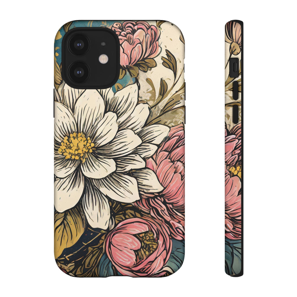 Beautiful White Floral Tough Case