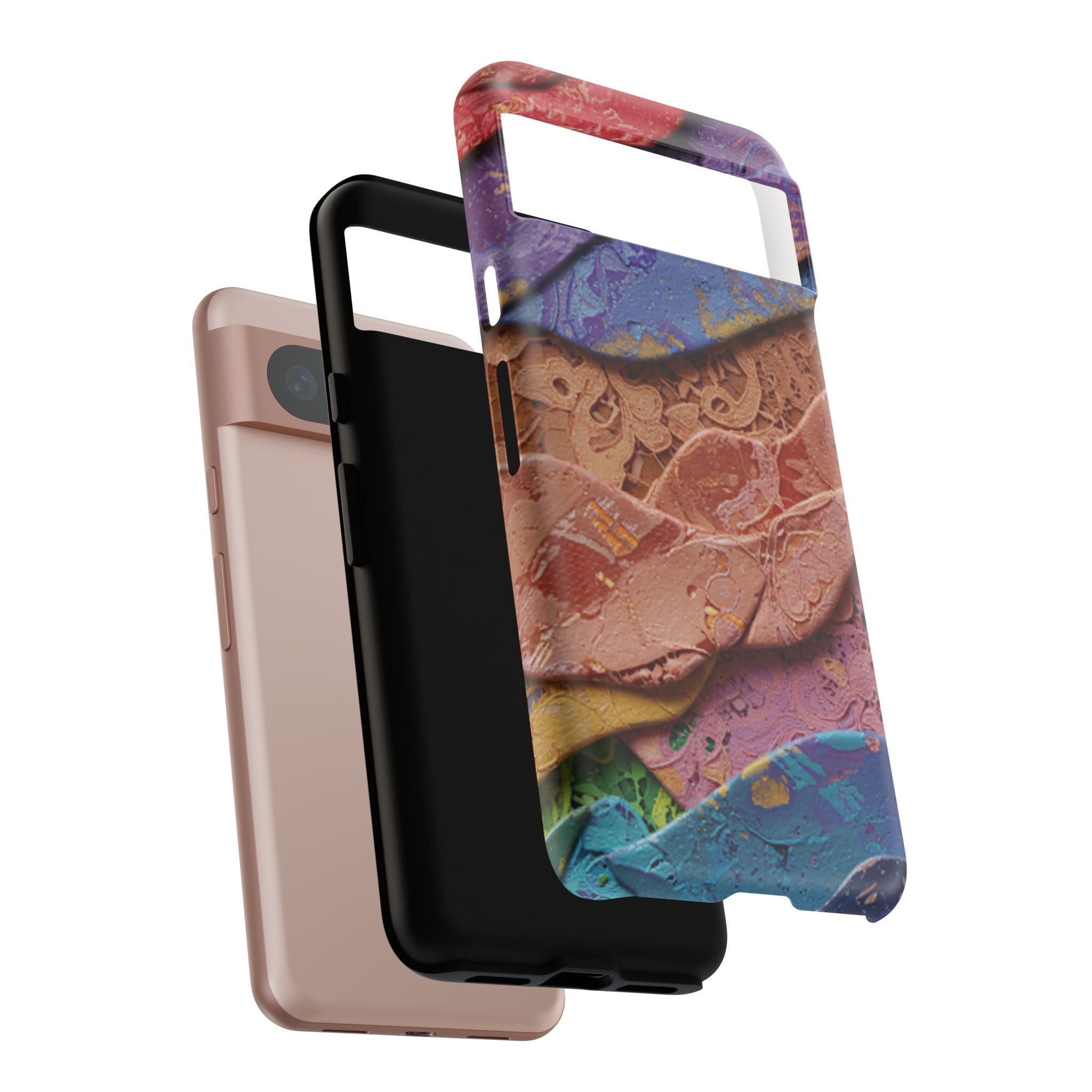 Abstract Painted Lace Tough Phone Case