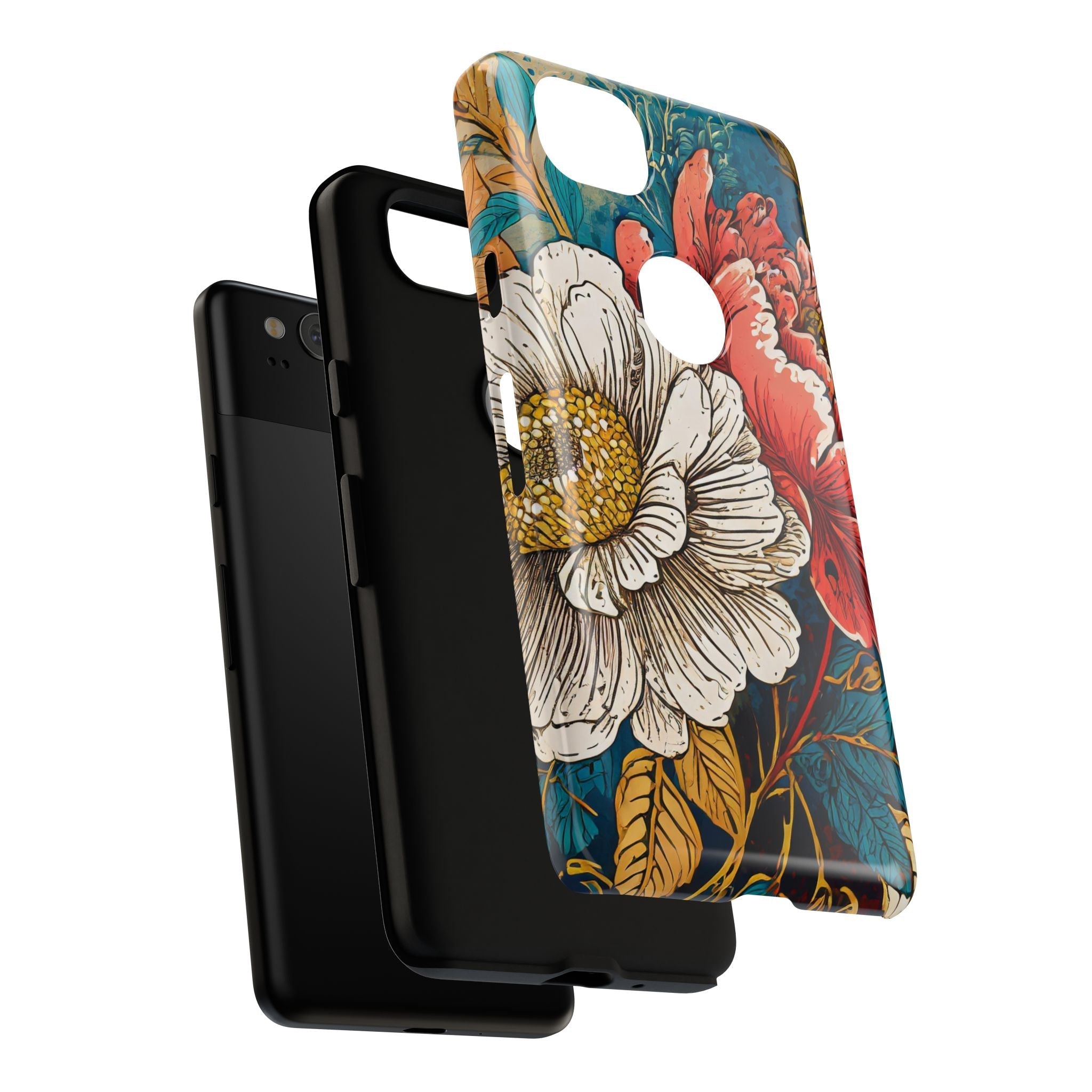 Artistic Floral Tough Phone Case
