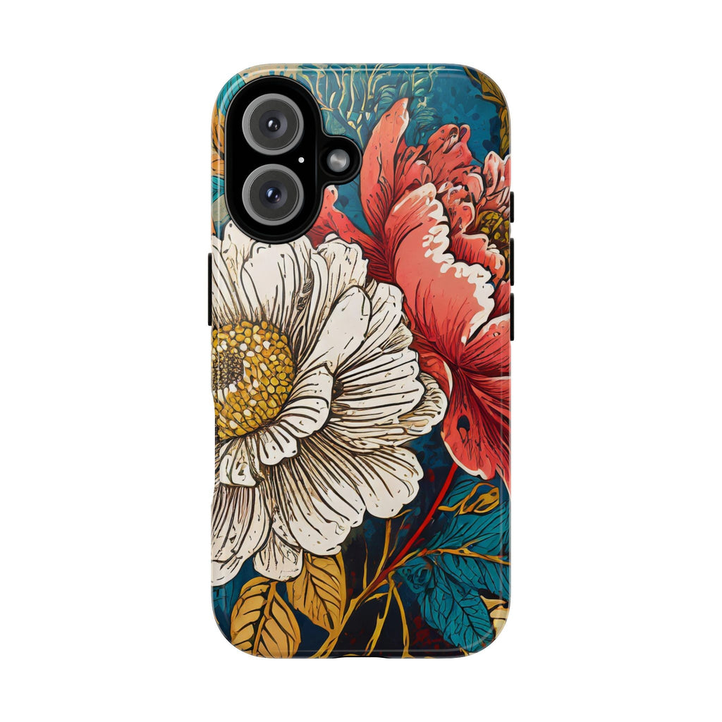 Artistic Floral Tough Phone Case