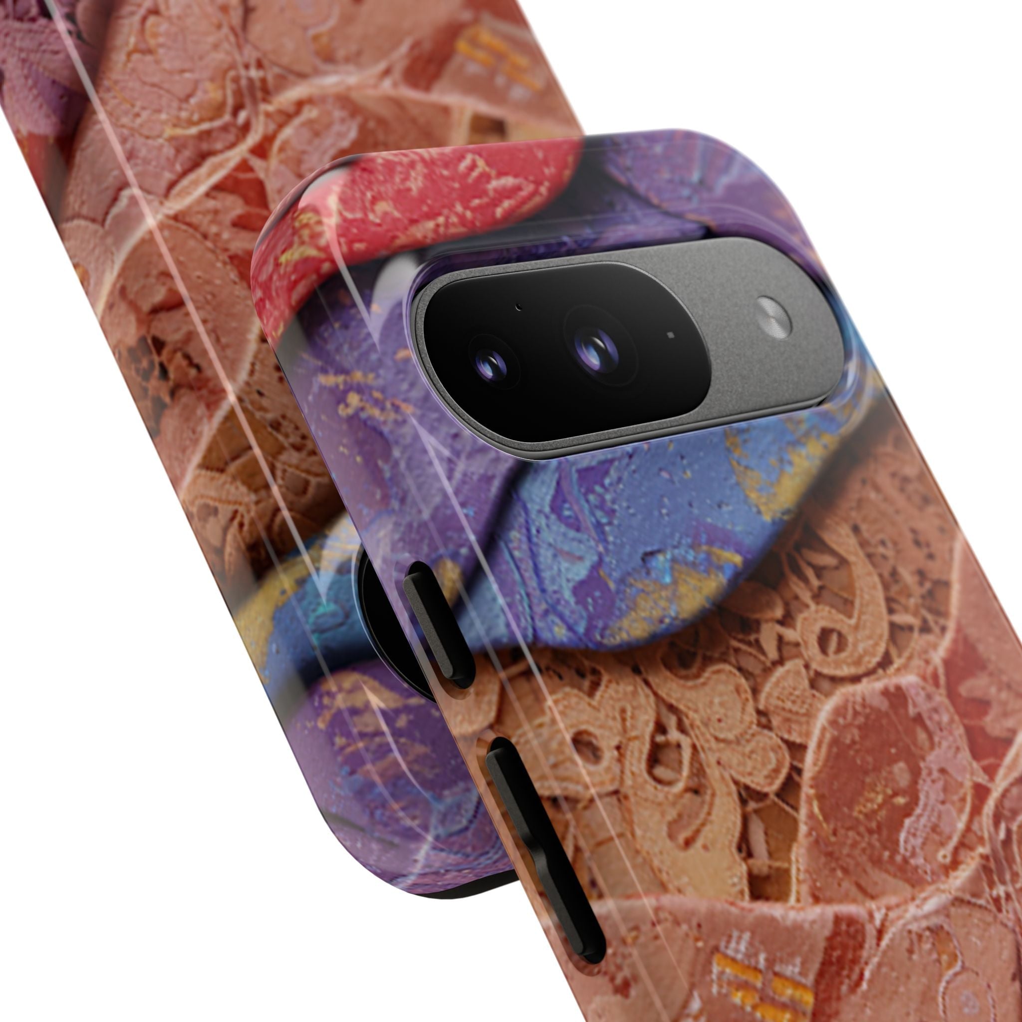 Abstract Painted Lace Tough Phone Case