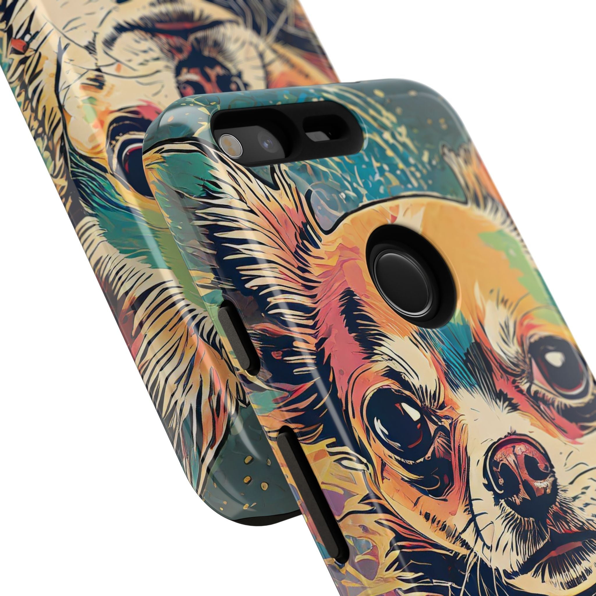 Abstract Chihuahua Tough Phone Cases