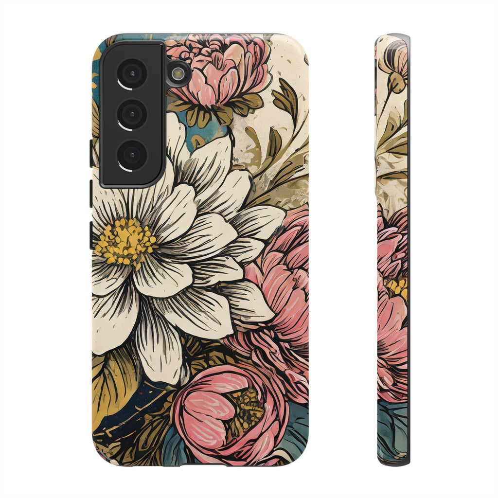 Beautiful White Floral Tough Case