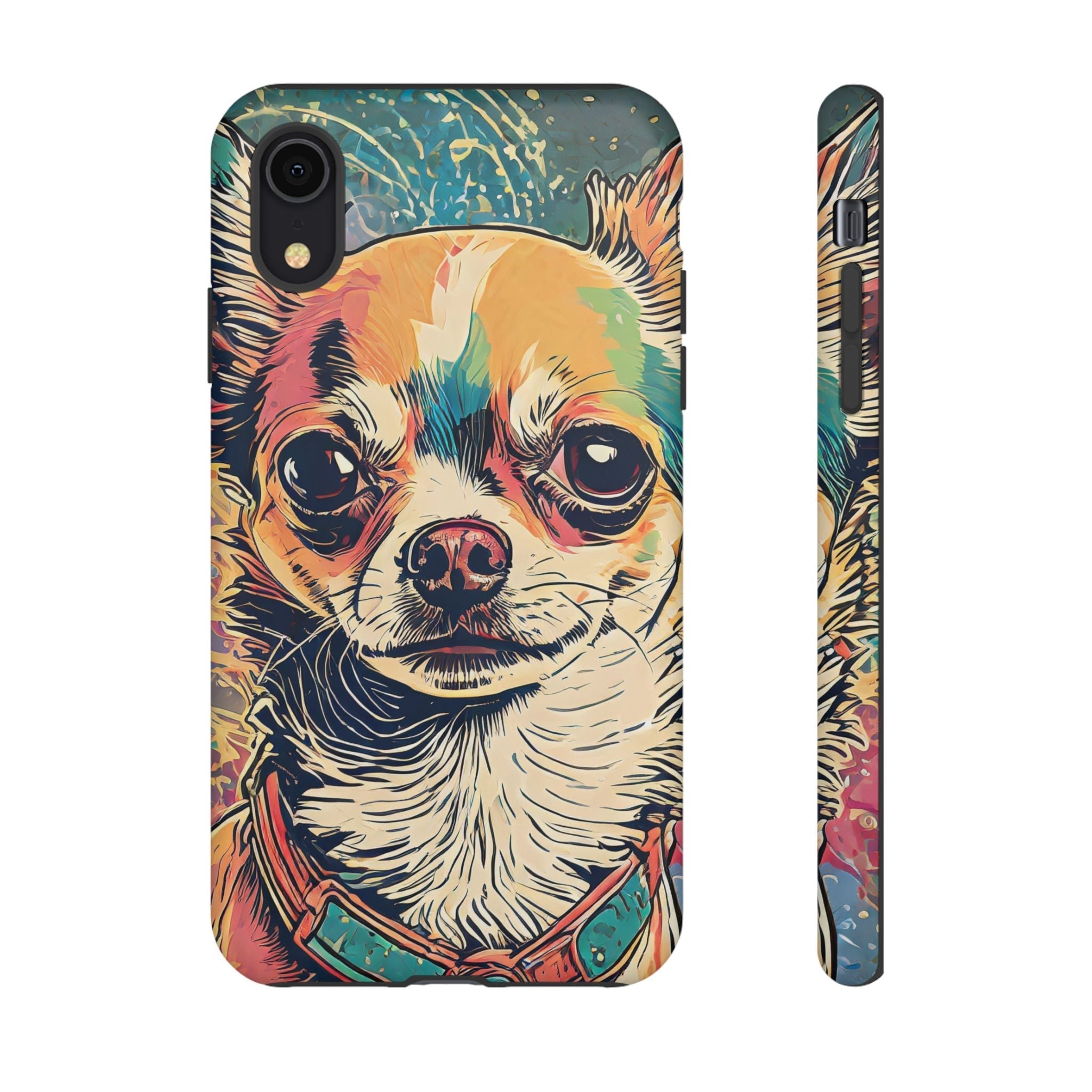 Abstract Chihuahua Tough Phone Cases