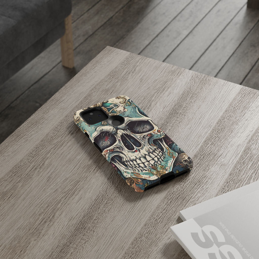 Abstract Skull Tough Phone Case