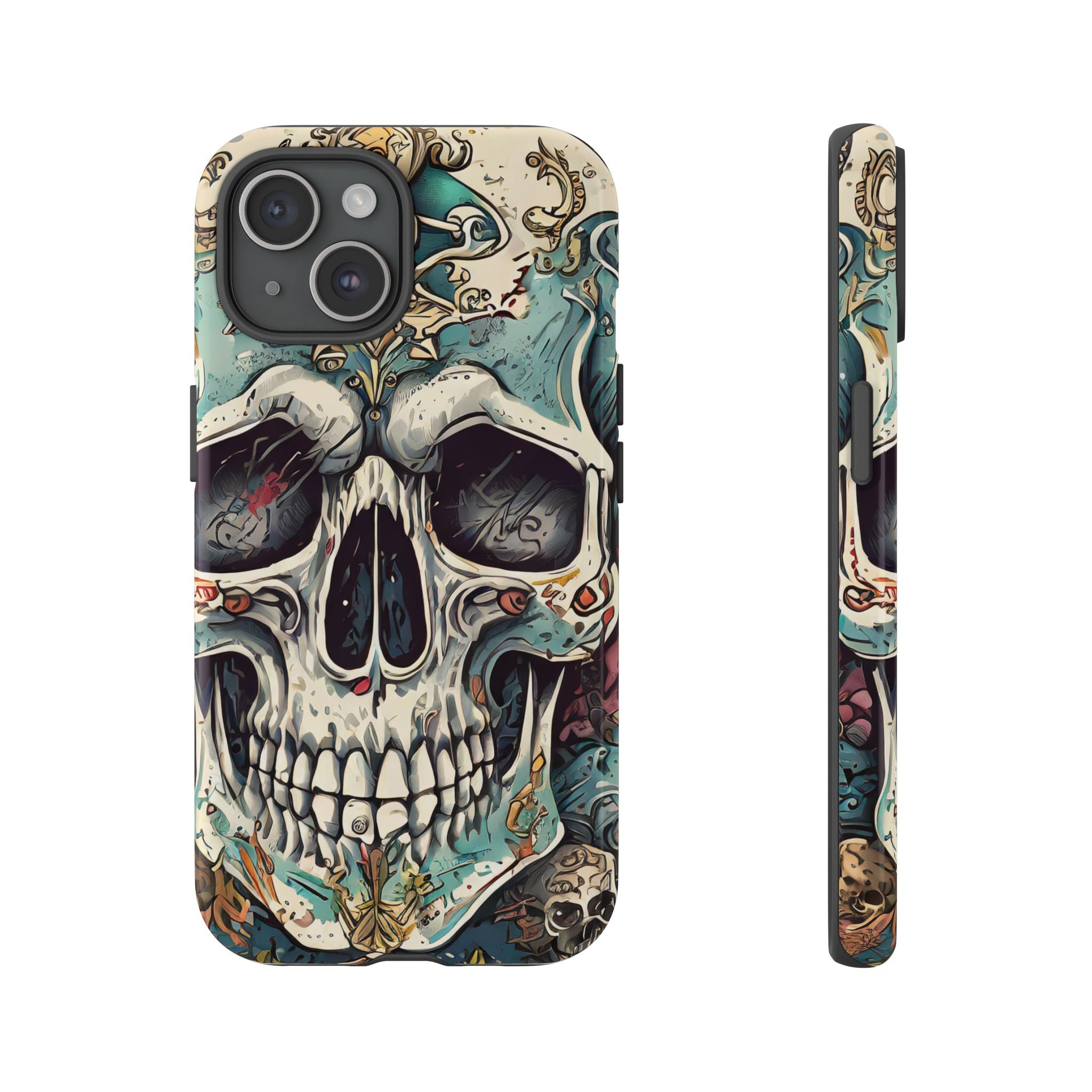 Abstract Skull Tough Phone Case