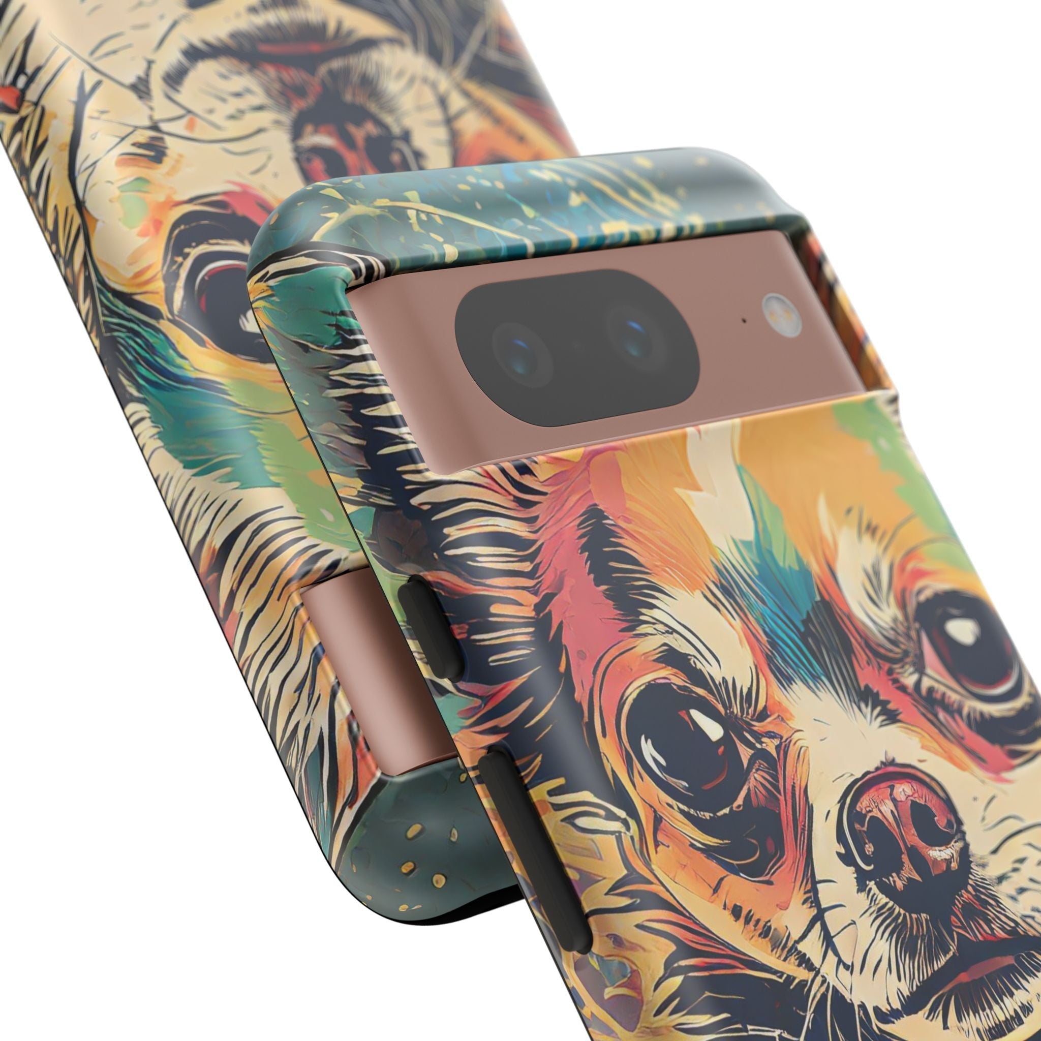 Abstract Chihuahua Tough Phone Cases