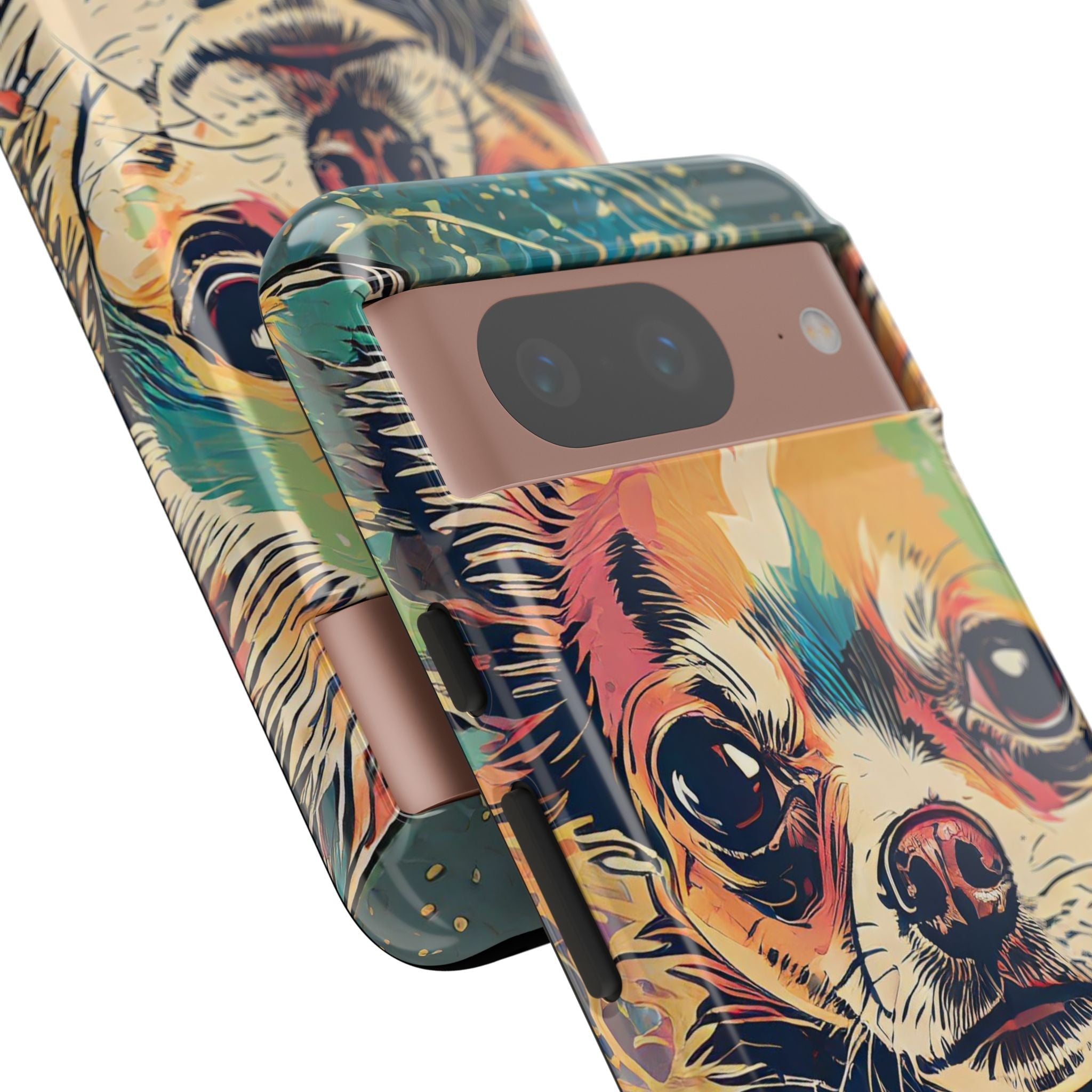 Abstract Chihuahua Tough Phone Cases