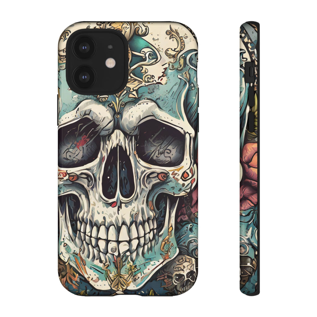 Abstract Skull Tough Phone Case