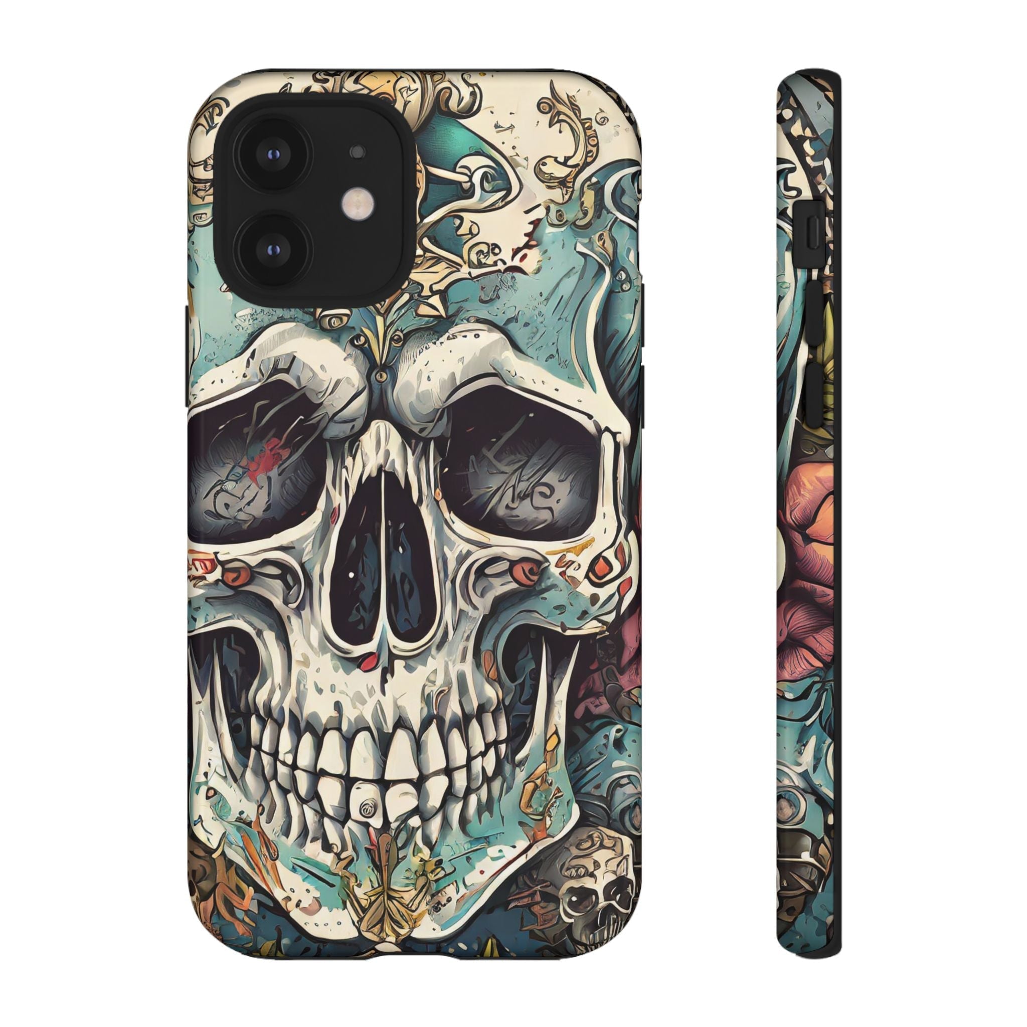 Abstract Skull Tough Phone Case