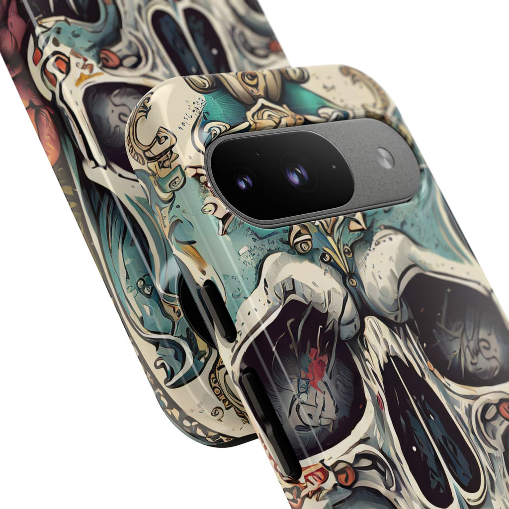 Abstract Skull Tough Phone Case