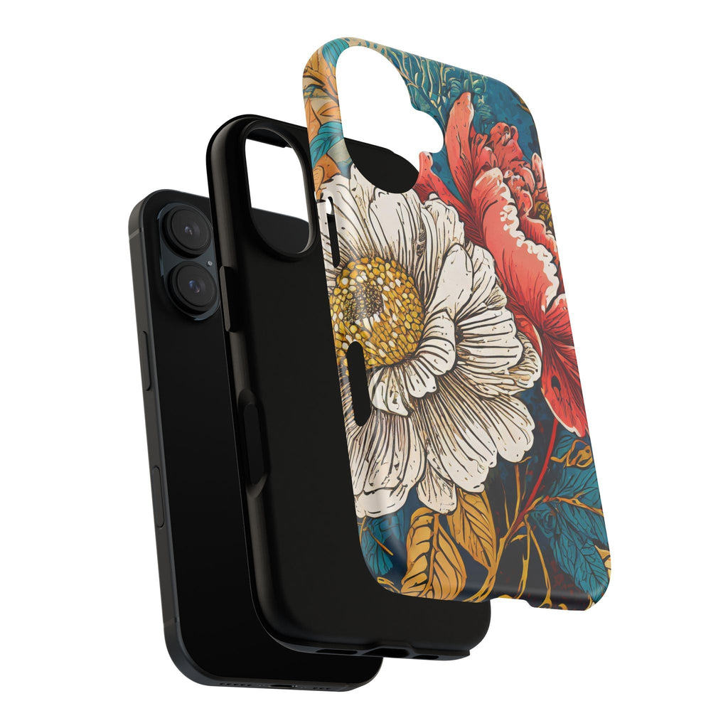 Artistic Floral Tough Phone Case