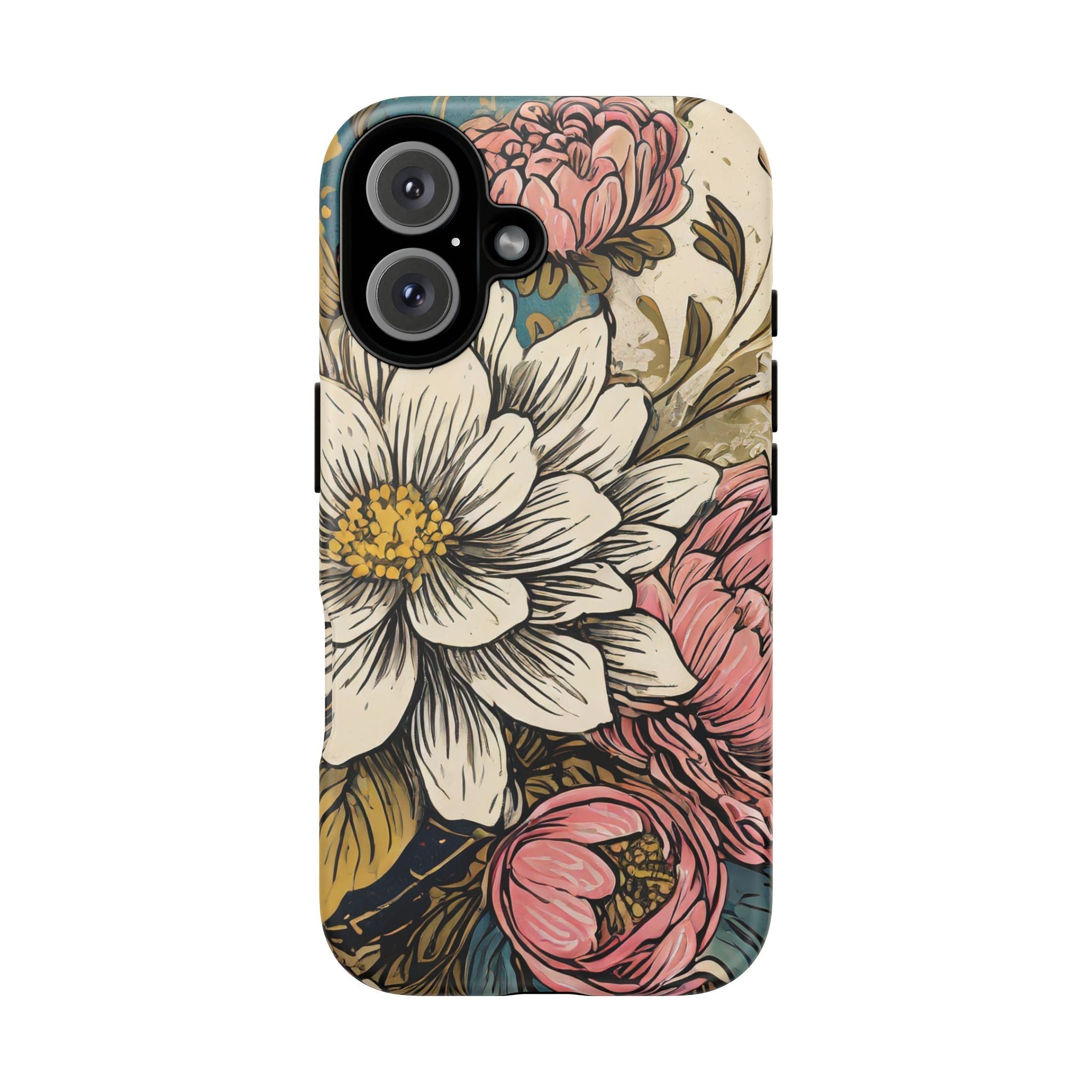 Beautiful White Floral Tough Case