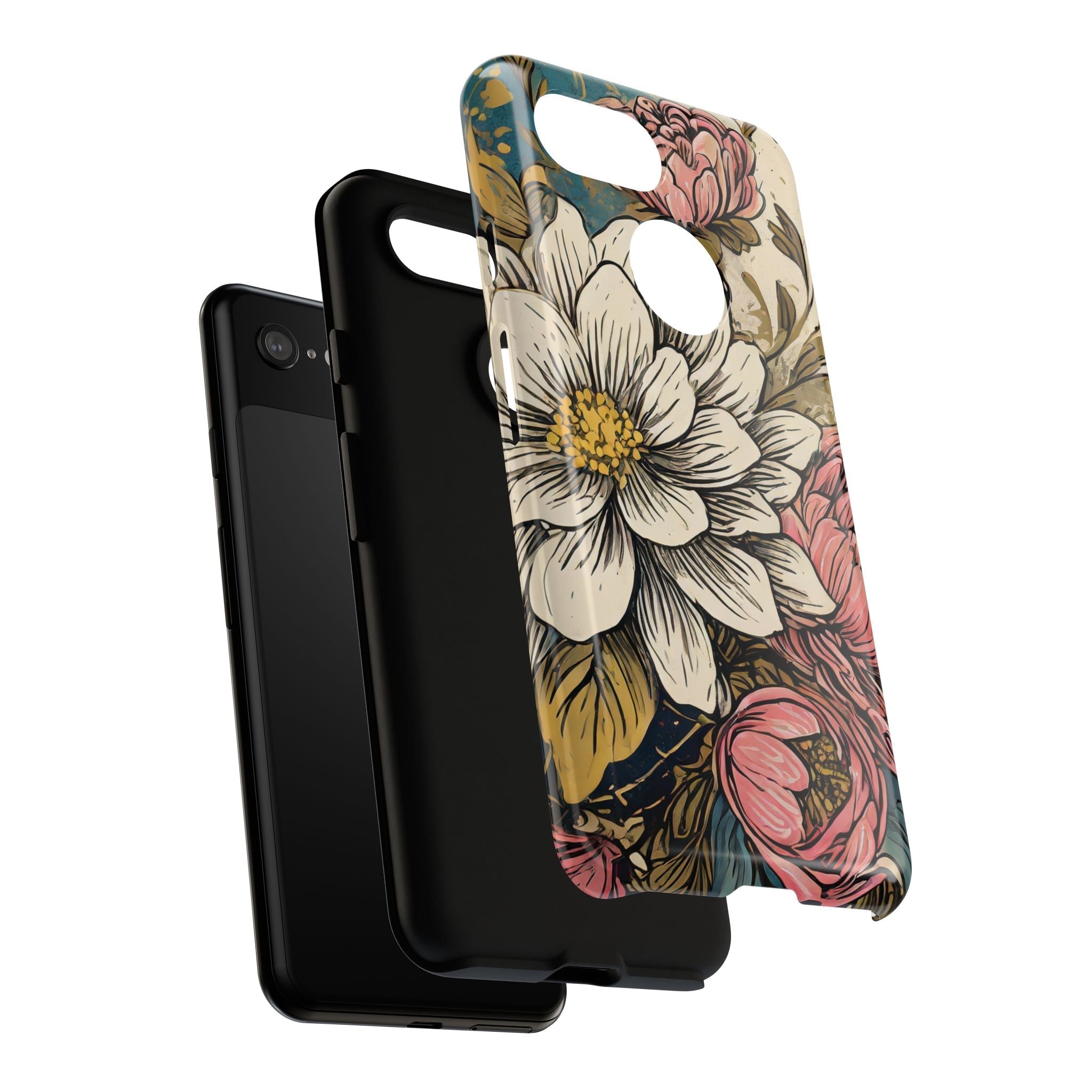 Beautiful White Floral Tough Case