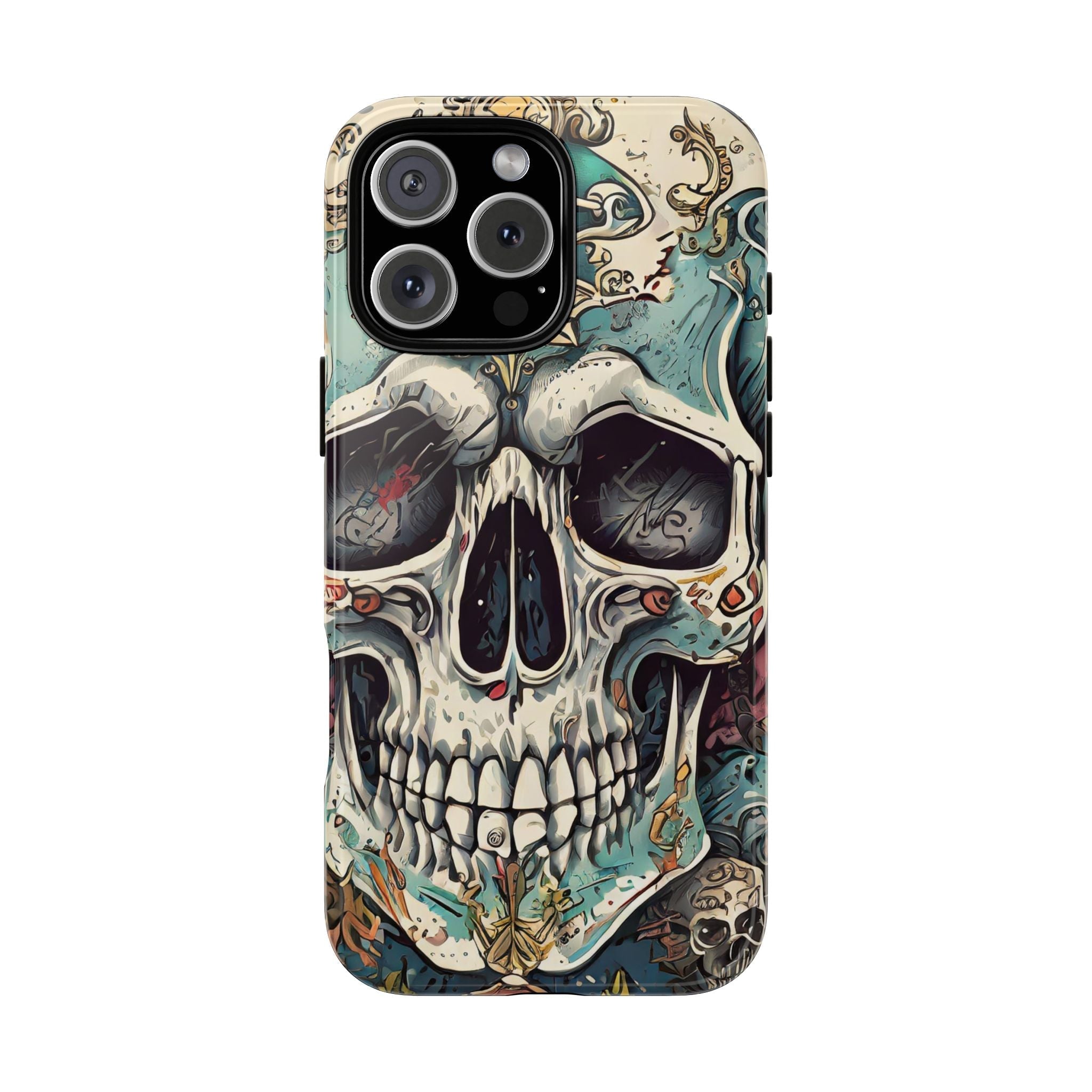 Abstract Skull Tough Phone Case
