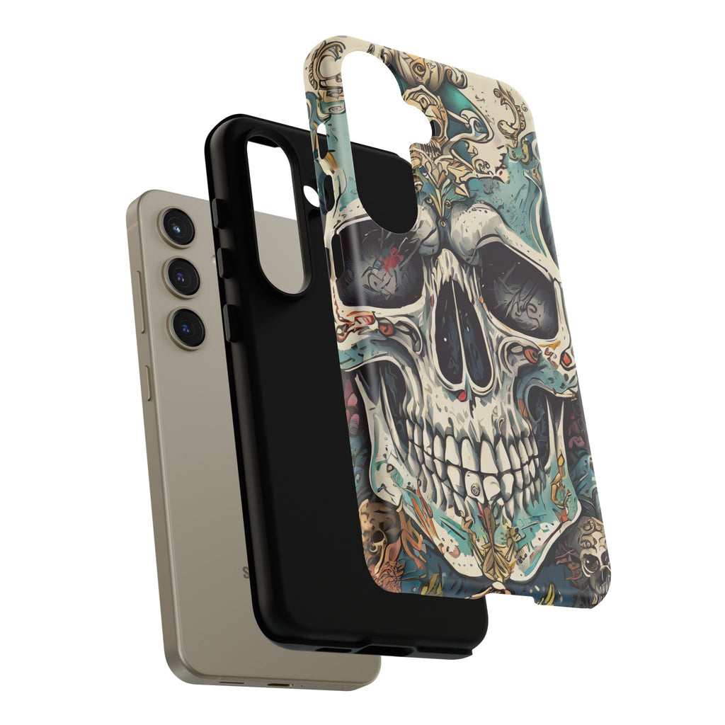 Abstract Skull Tough Phone Case