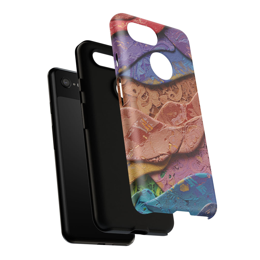 Abstract Painted Lace Tough Phone Case