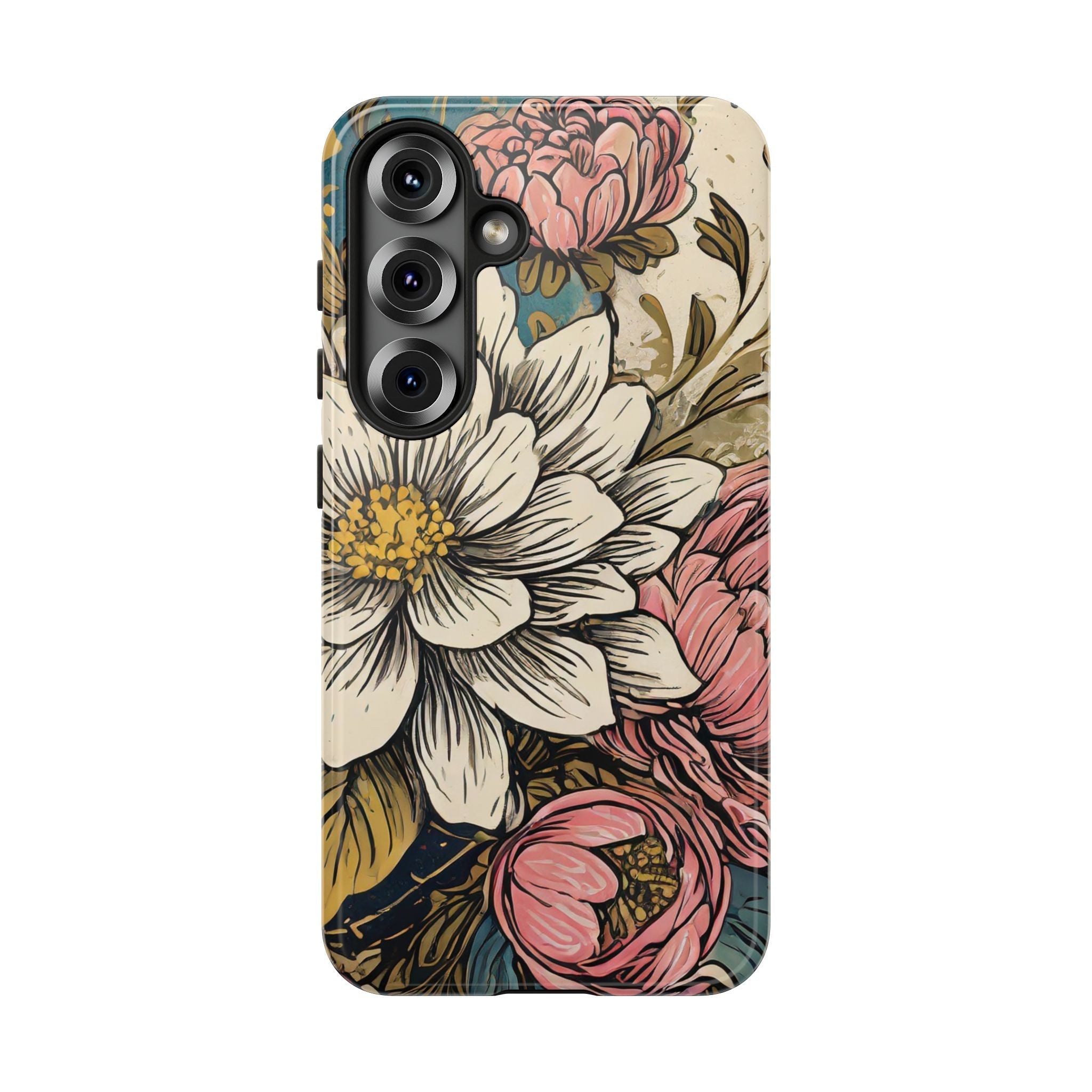 Beautiful White Floral Tough Case